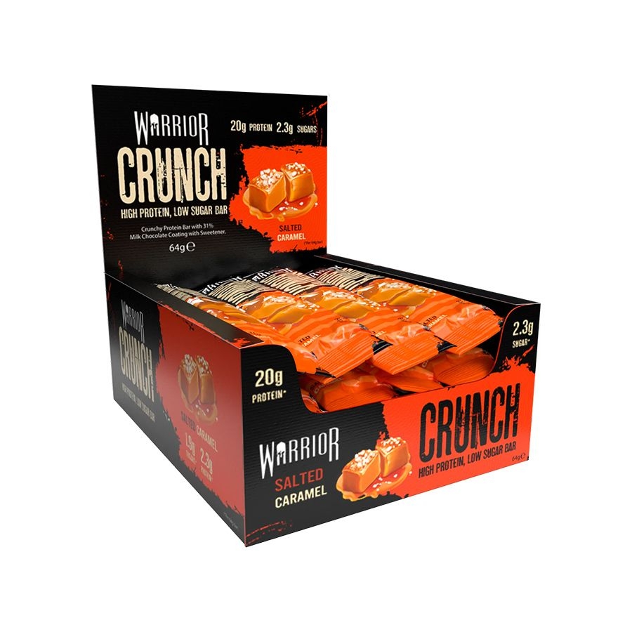 Protein Bar Warrior Crunch High Protein, Low Sugar Bar (12x64 grams)