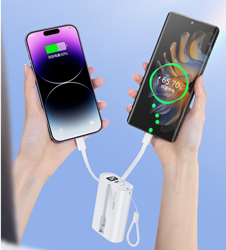 Pin dự phòng mini Remax RPP-572 10000mAh Kèm 2 cáp sạc nhanh Lightning ...