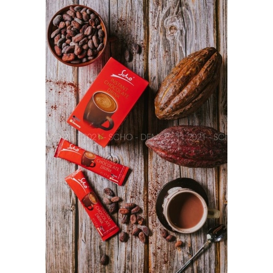 Ca cao dinh dưỡng Scho dành cho phụ nữ và trẻ em tăng cường sức khoẻ chống lão hoá