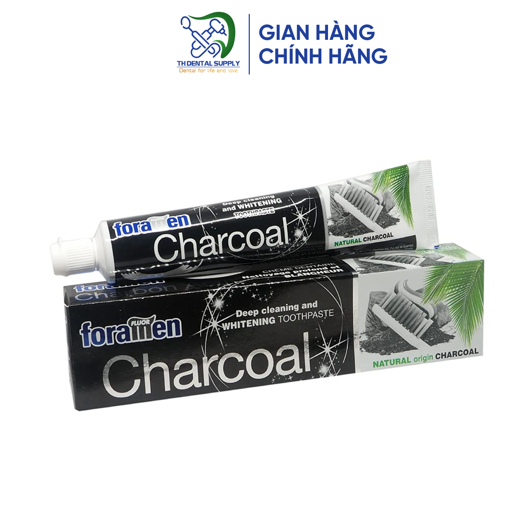 Kem đánh răng Than hoạt tính Foramen Charcoal 75ml