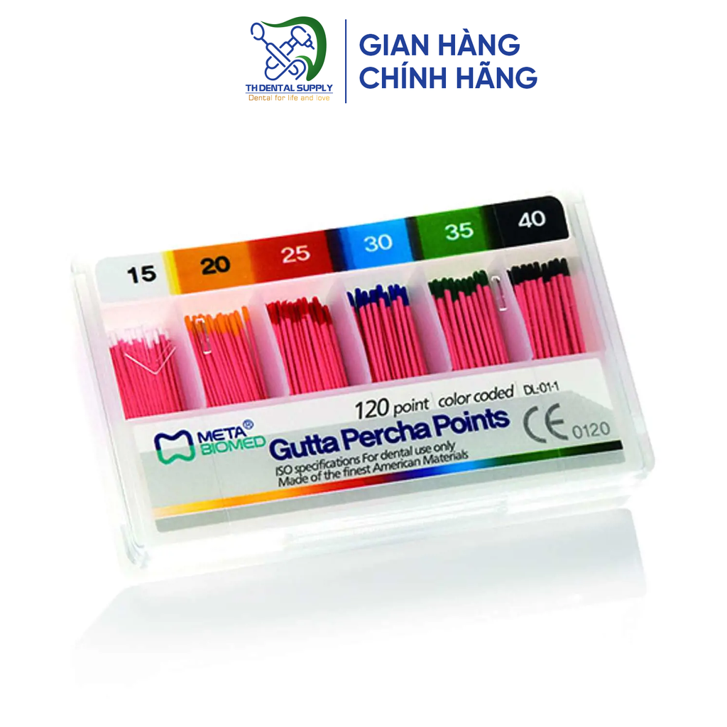 Côn Gutta Có Vạch Meta Biomed Korea (60 cái/hộp)