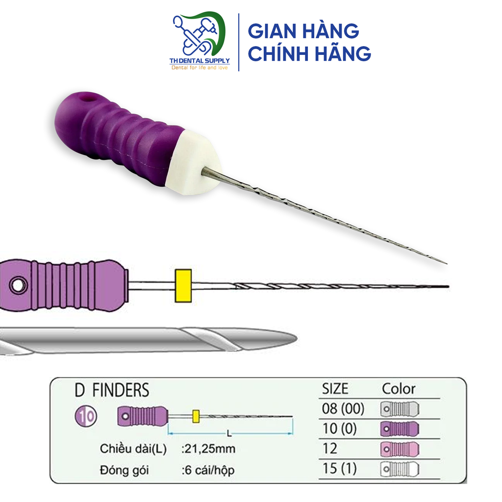 Trâm thăm dò ống tủy D-Finders - Mani