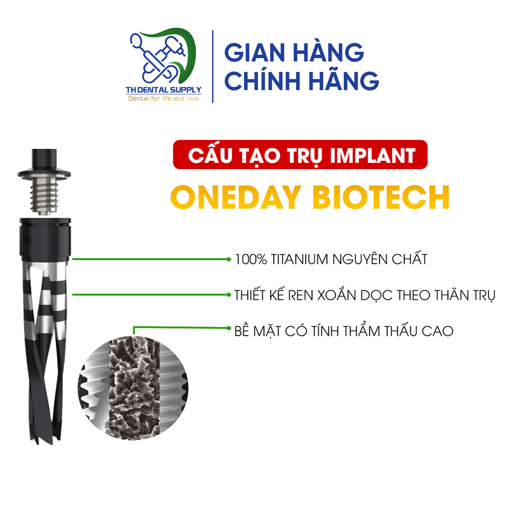 Trụ Implant Oneday Biotech