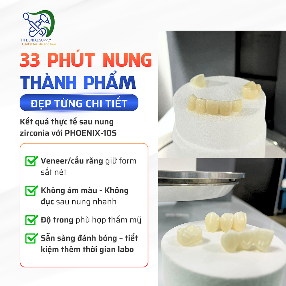 Lò nung nhanh zirconia USTHERMO-10S