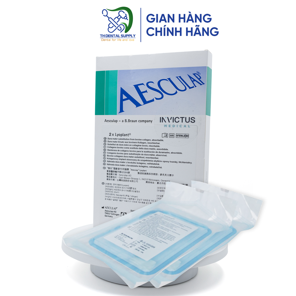 Màng xương collagen Aesculap BBraun (2 miếng/ hộp)