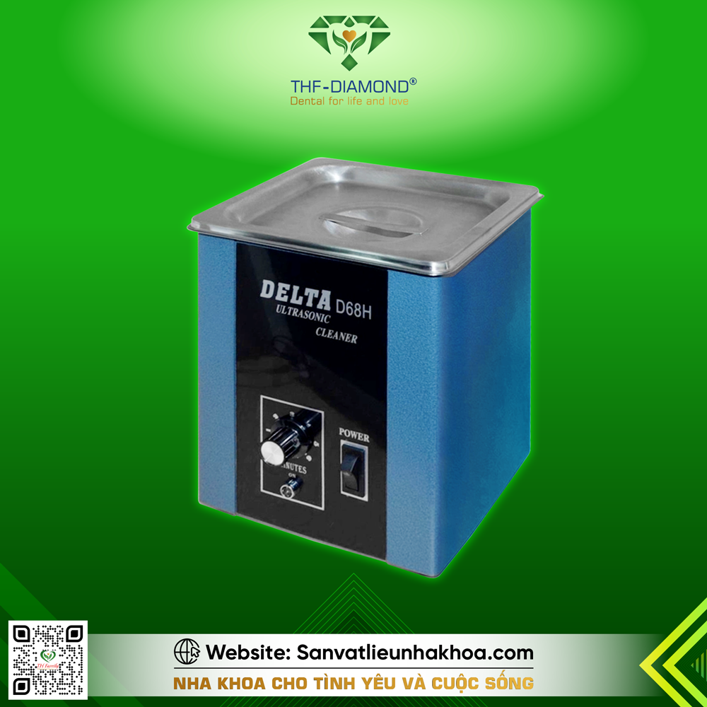 MÁY RỬA BẰNG SÓNG SIÊU ÂM ULTRASONIC CLEANER DELTA D68H SẢN XUẤT TẠI ĐÀI LOAN