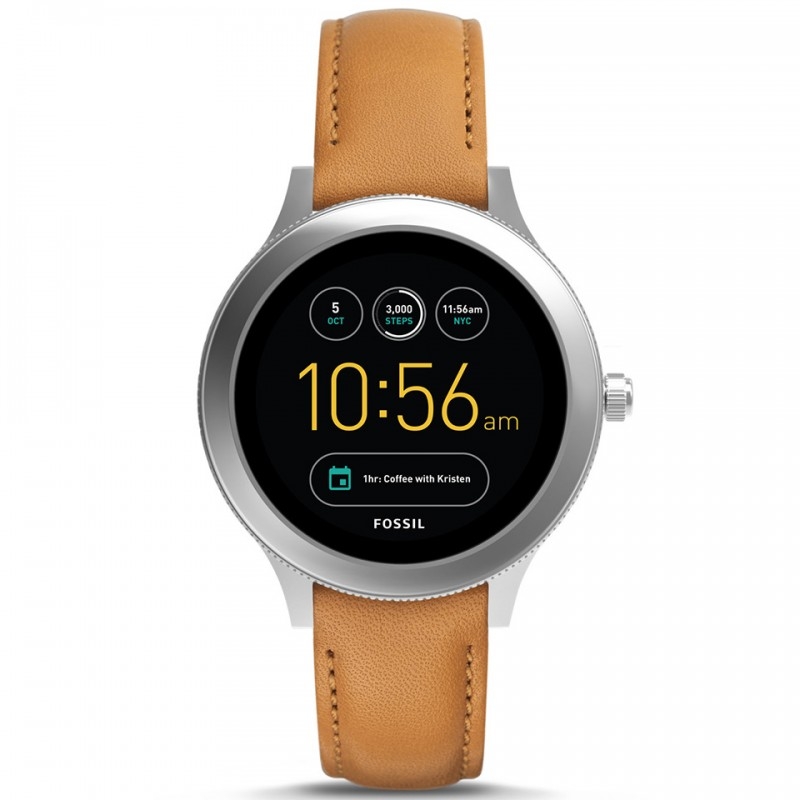 FOSSIL Gen 3 Smartwatch - Q Venture Lugage Leather FTW6007 | TechWear.vn