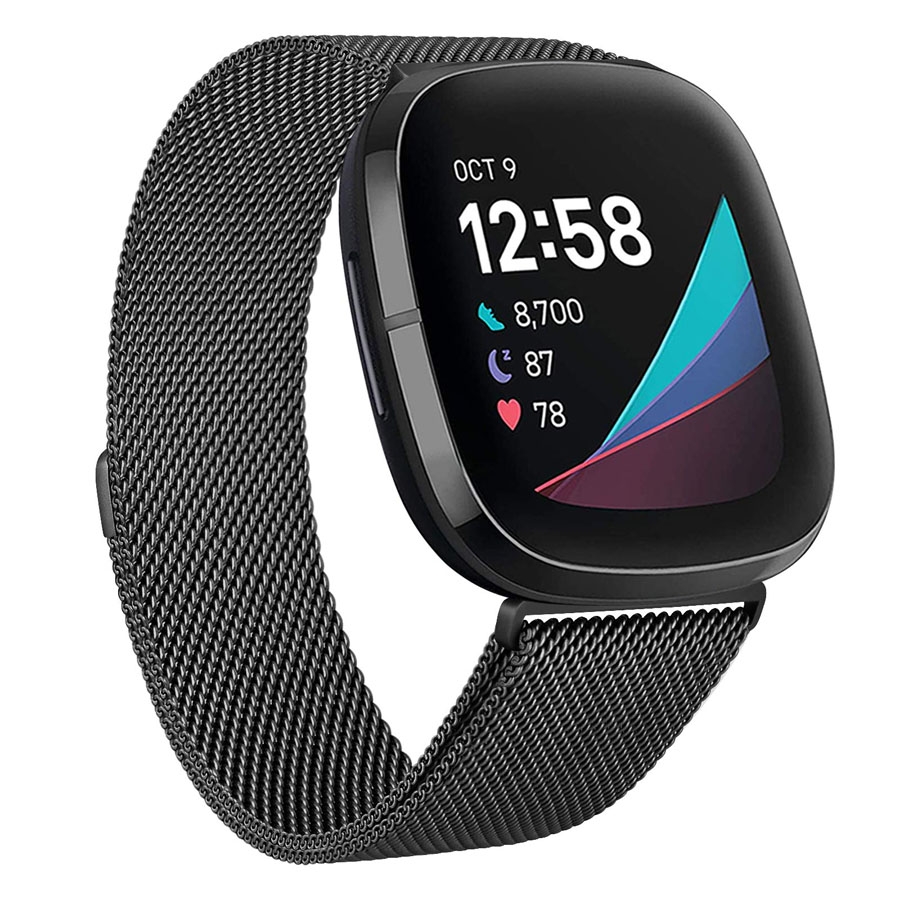 Cinturino Maglia Milanese Apple Watch For Fitbit Sense Versa