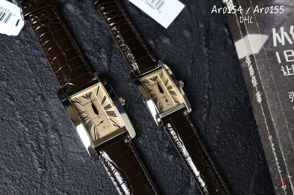 ️Đồng Hồ Emporio Armani Cặp Đôi AR0154 AR0155 ️