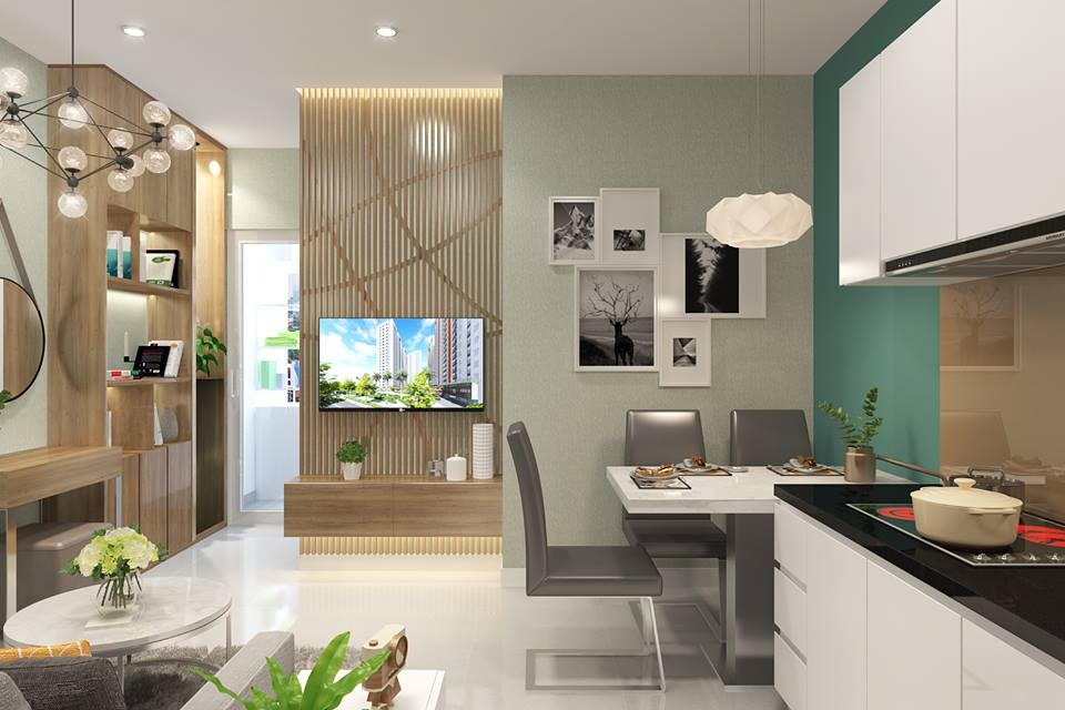 NHÀ MẪU PHÒNG ĂN CĂN HỘ SAMSORA RIVERSIDE BÌNH DƯƠNG