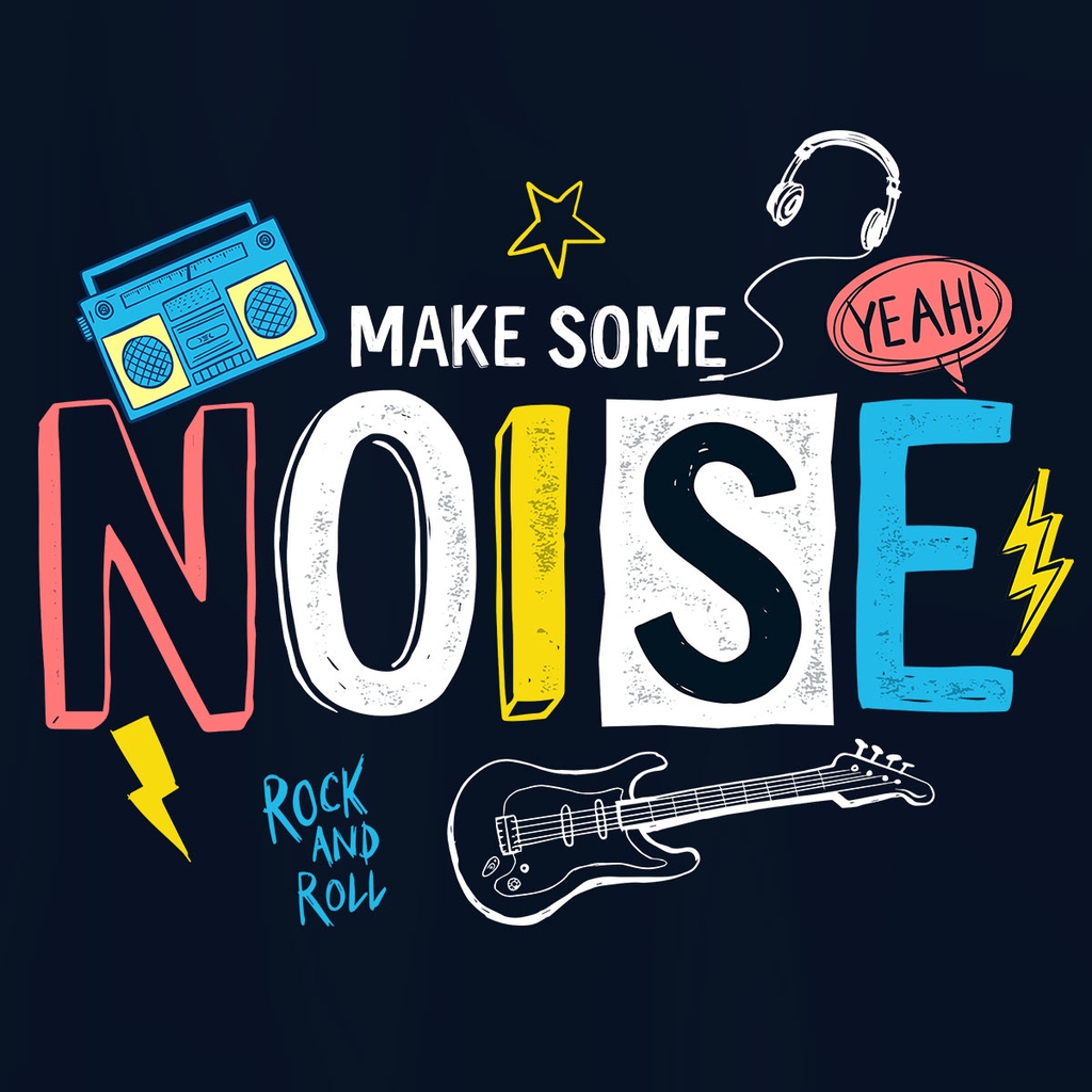 MAKE SOME NOISE, mã G19. Áo thun nữ in hình siêu đẹp. Áo phông ...