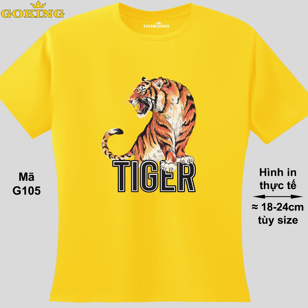 TIGER, mã G105. Áo thun nữ nam in hình hổ siêu đẹp. Áo phông thoát ...