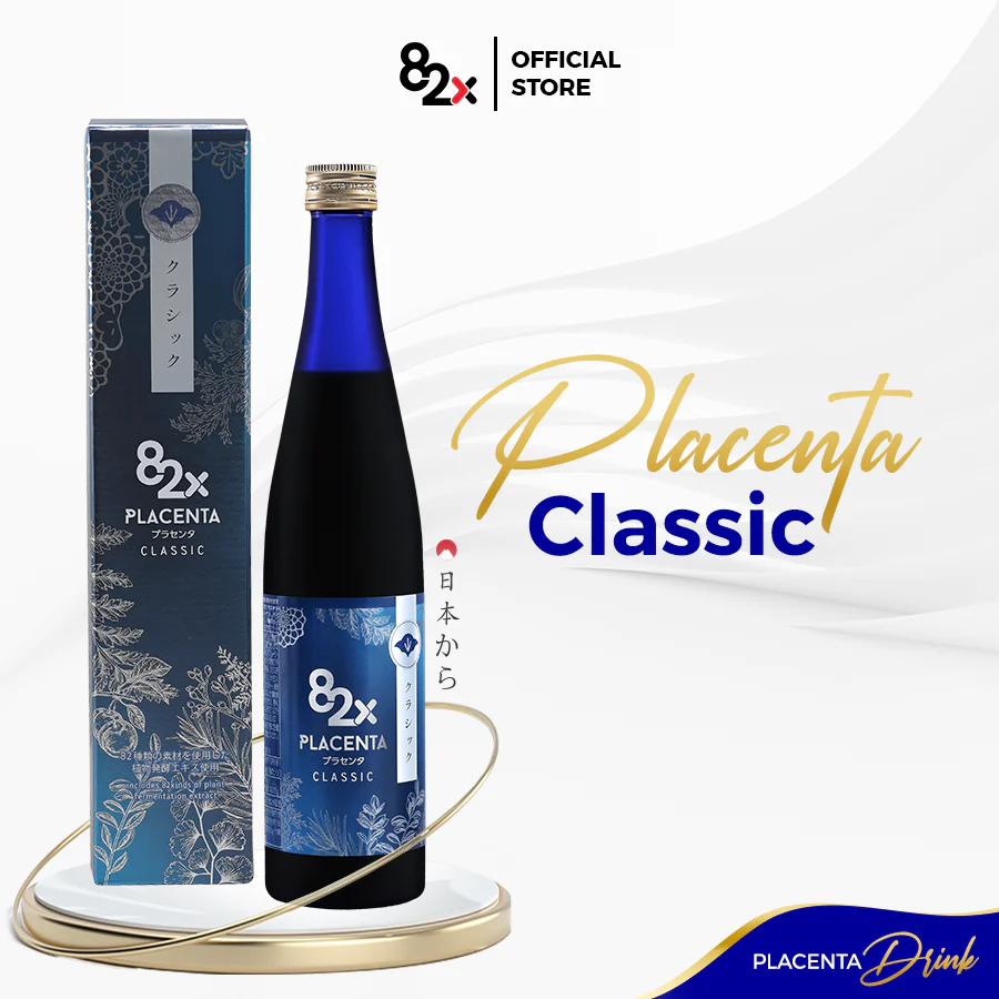 Nước Uống Tinh Chất Nhau Thai 82x Placenta Classic Nhật Bản 500ml