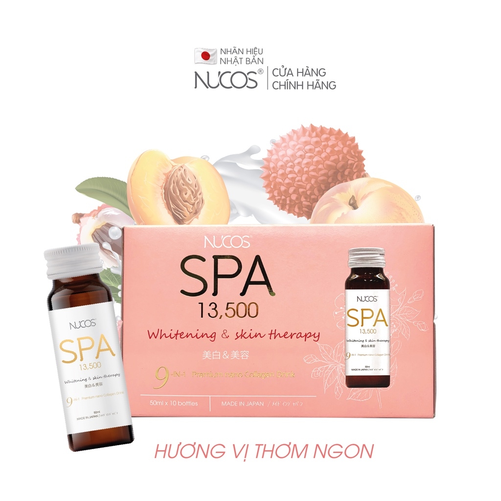 Collagen Uống Chống Lão Hóa Phục Hồi Da Nucos Spa 13500 50Ml X 10 Chai