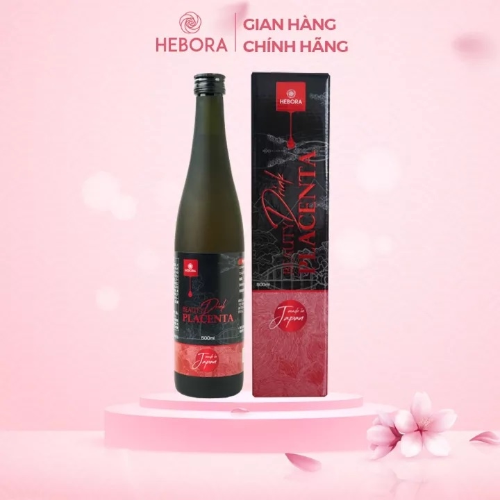 Combo Nước Uống Tế Bào Gốc Nhau Thai Hebora Placenta Và Hebora Collagen Enrich Nhật Bản