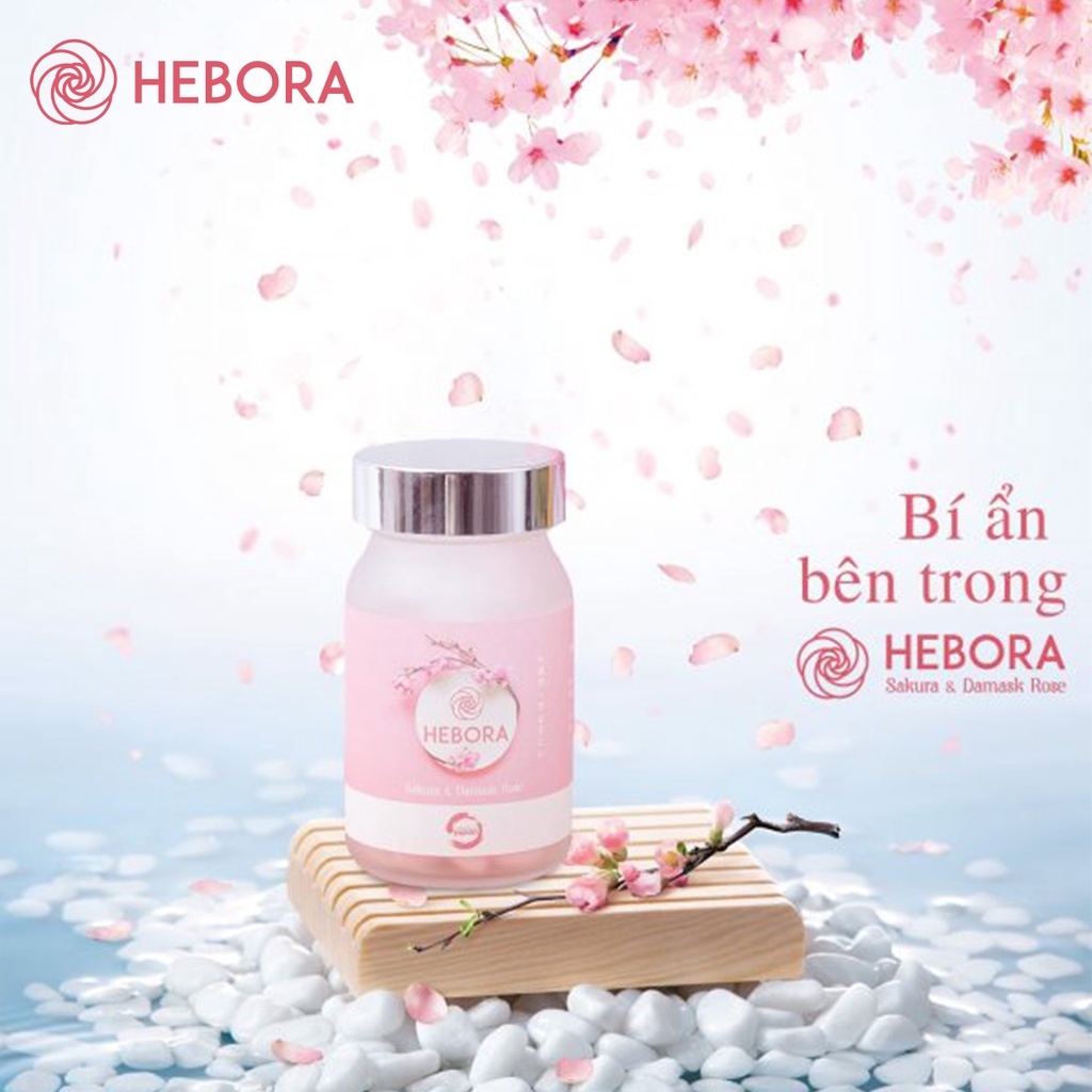 Combo Nước Uống Hebora Collagen Enrich Và Viên Tỏa Hương Hebora Premium Nhật Bản