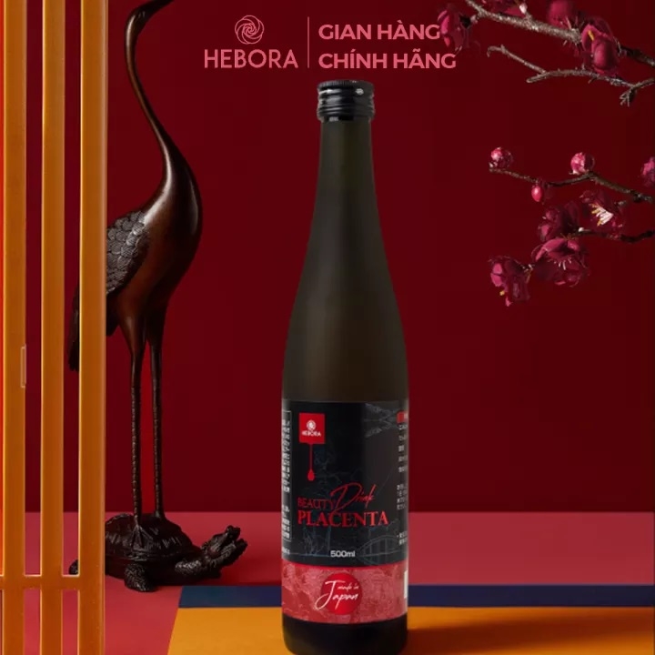 Combo Nước Uống Tế Bào Gốc Nhau Thai Hebora Và Viên Tỏa Hương Hebora Premium Nhật Bản