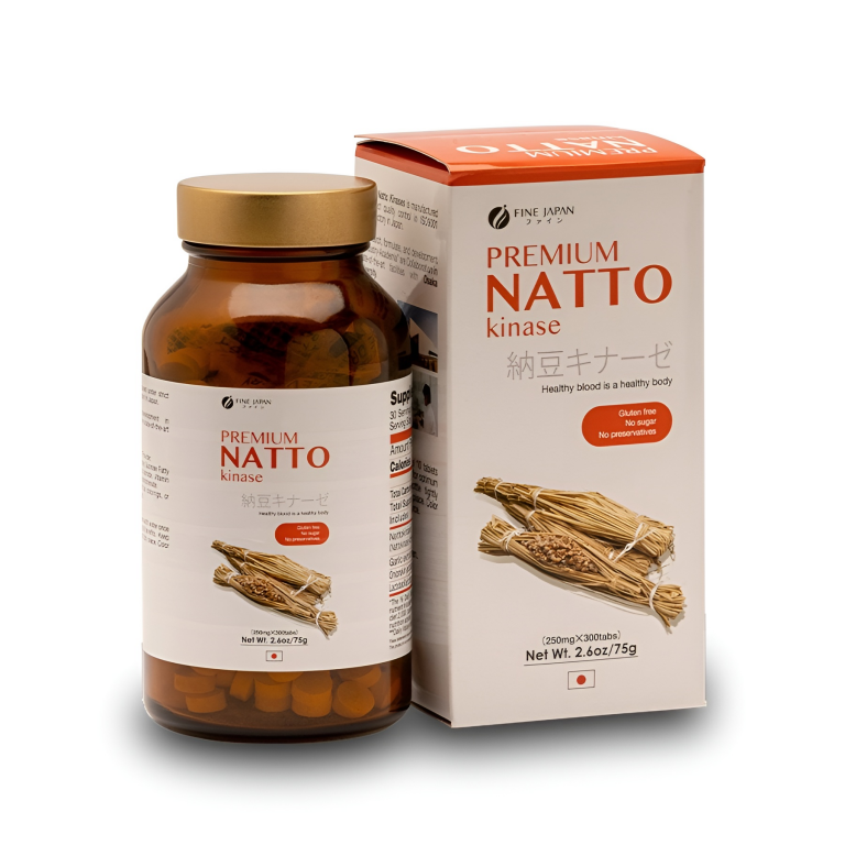 Viên Uống Hỗ Trợ Điều Trị Tai Biến Fine Japan Nattokinase 2000FU Nhật Bản 300 viên