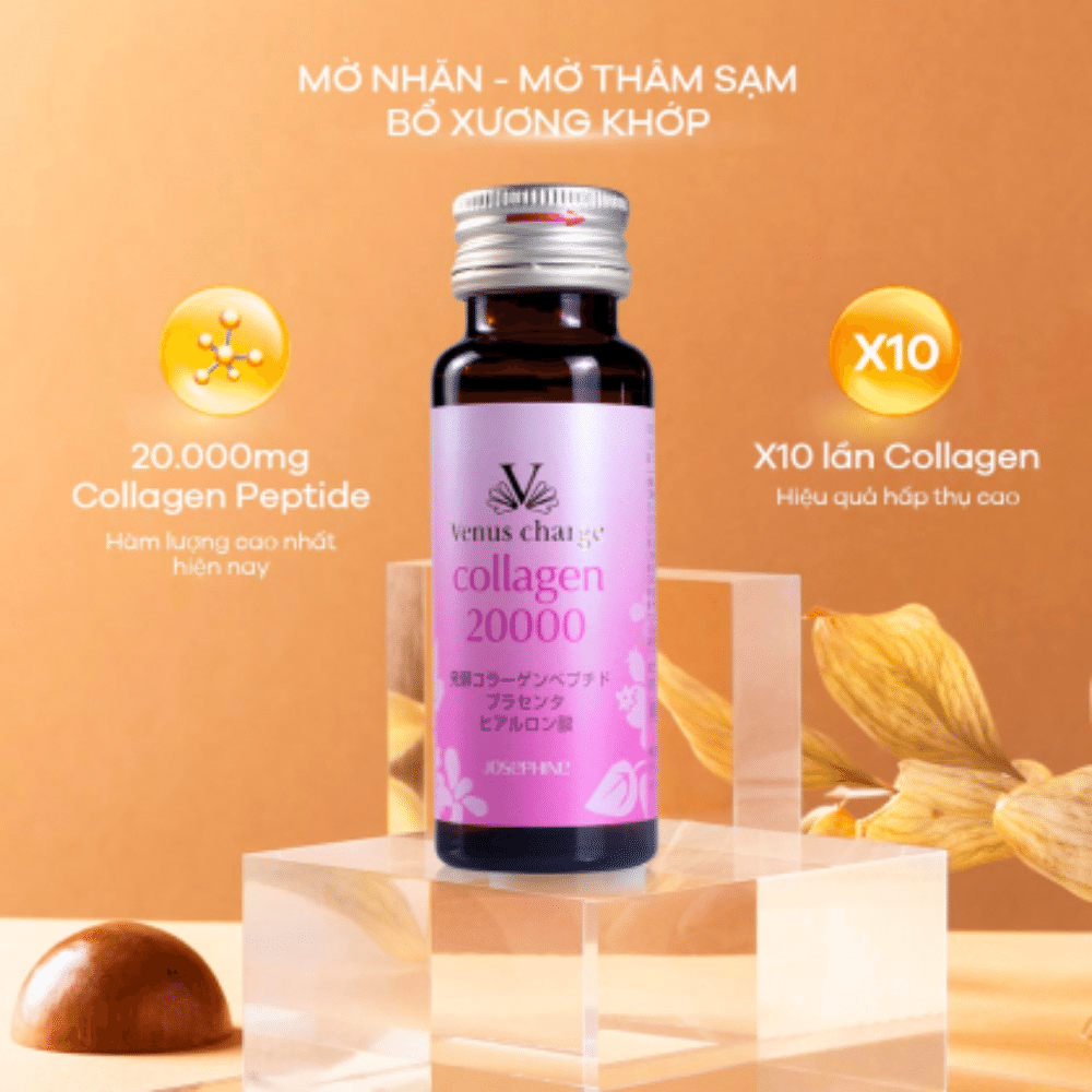 Nước Uống Collagen Venus Charge 20,000mg Nhật Bản (10 chaix50ml)