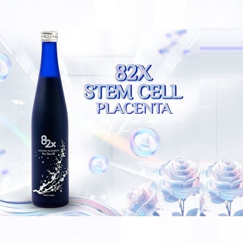 Nước Uống 82x Sakura Placenta Rose Stem Cell Từ Nhật Bản 500ml