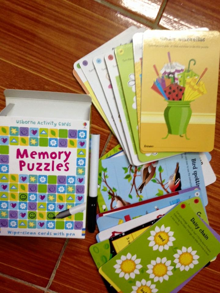 Memory puzzle Sách tiếng Anh cho bé