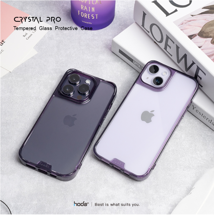 Ốp lưng Crystal Pro HODA cho iPhone 14 Pro