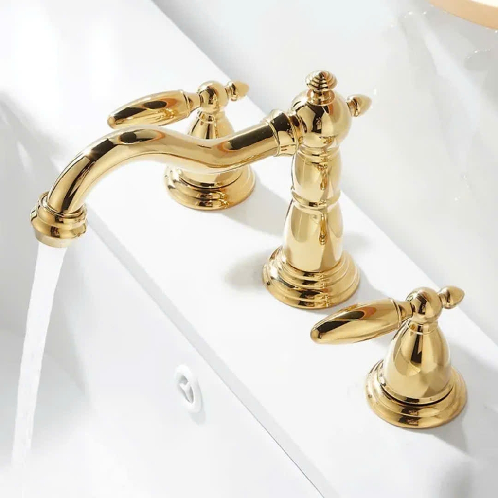 Vòi lavabo 3 lỗ kiểu tân cổ điển CLEANMAX - CA5057D (màu croom)