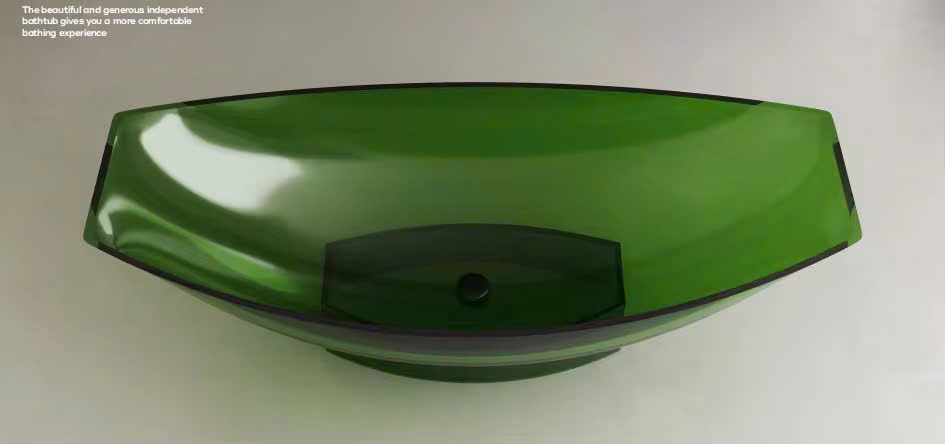 BỒN TẮM TRONG SUỐT KIỂU VÕNG TREO BVT-1680