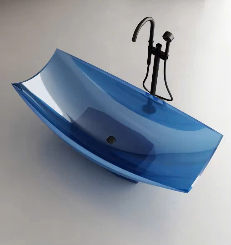 BỒN TẮM TRONG SUỐT KIỂU VÕNG TREO BVT-1680