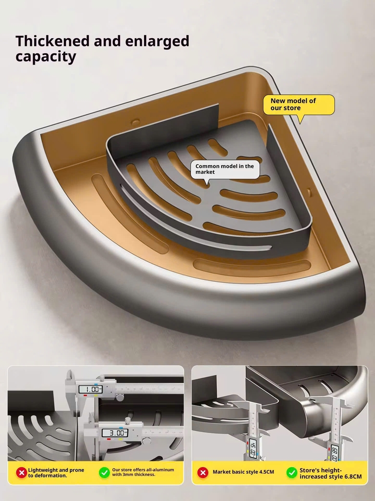 Kệ góc hợp kim nhôm KG26