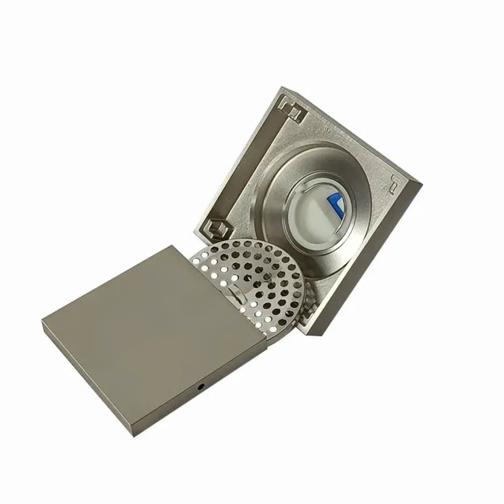 Ga thoát sàn màu đen âm sàn, cắt gạch - GCG10 CLEANMAX