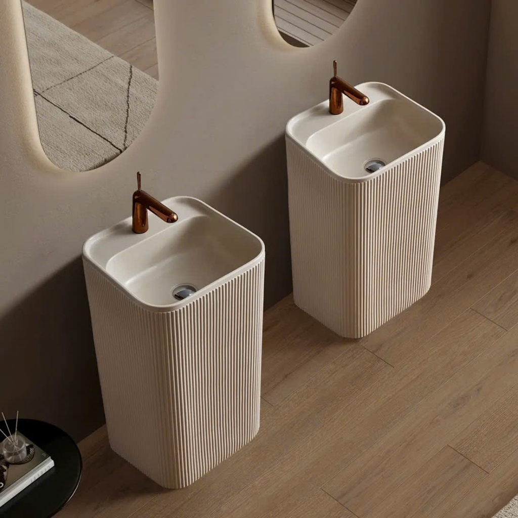 LAVABO THỜI TRANG BẰNG ĐÁ NHÂN TẠO CỰC ĐẸP