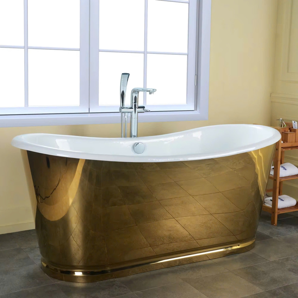 BỒN TẮM CỔ ĐIỂN KIỂU ITALY MÀU VÀNG - CLS1830 GOLD
