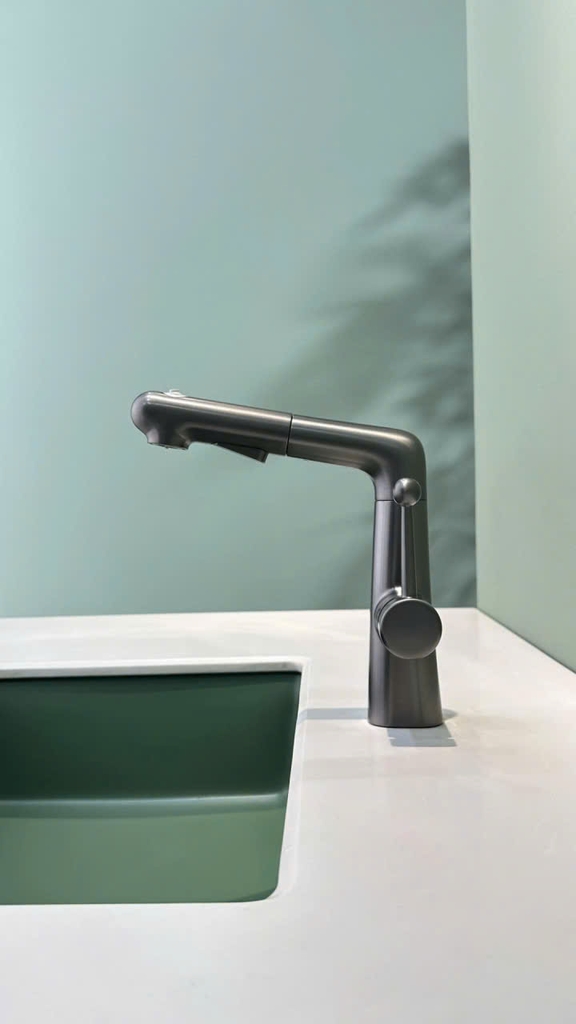 VÒI RỬA MẶT, RỬA TAY ĐA NĂNG, DÂY RÚT VDR188CR