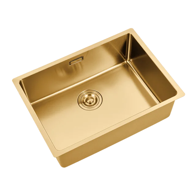 Chậu bếp mạ vàng (chậu rửa chén bát) âm bàn  SUS4560