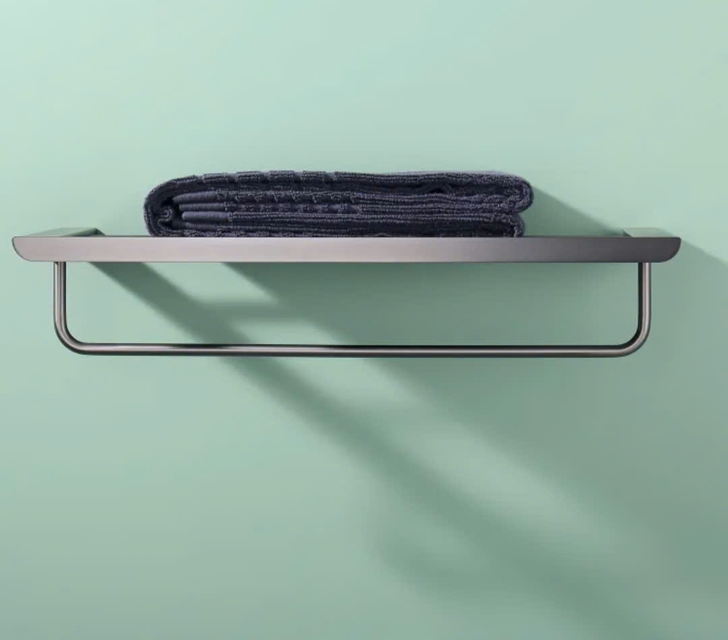 DÀN VẮT KHĂN HAI TẦNG MÀU GHI XÁM - 64003GX