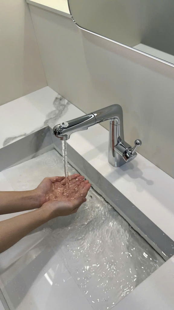 VÒI RỬA MẶT, RỬA TAY ĐA NĂNG, DÂY RÚT VDR188CR