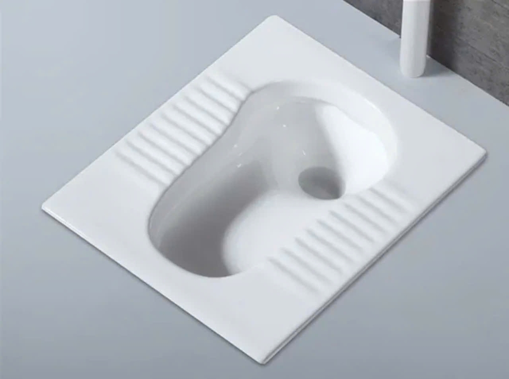 BÀN CẦU XỔM, KÉT NƯỚC TREO KẾT HỢP CHẬU RỬA, BCX-175