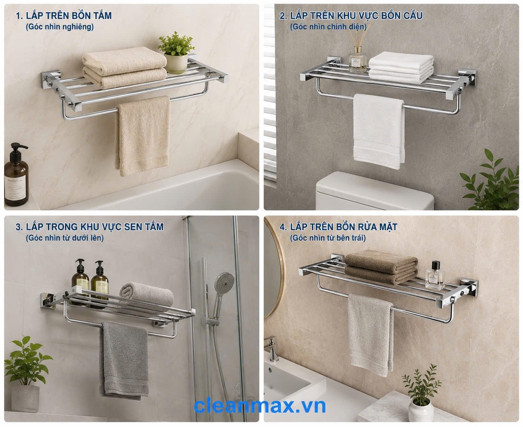 GIÀN VẮT KHĂN HAI TẦNG 29003