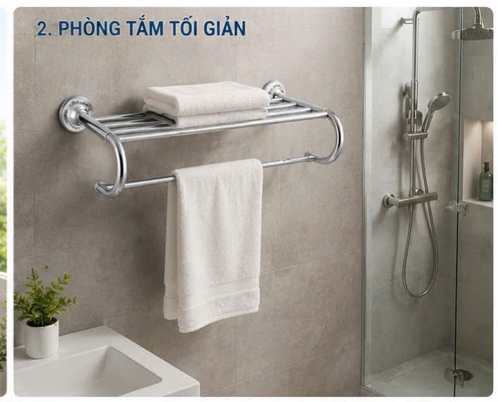 THANH VẮT KHĂN 2 TẦNG CLEANMAX 99003