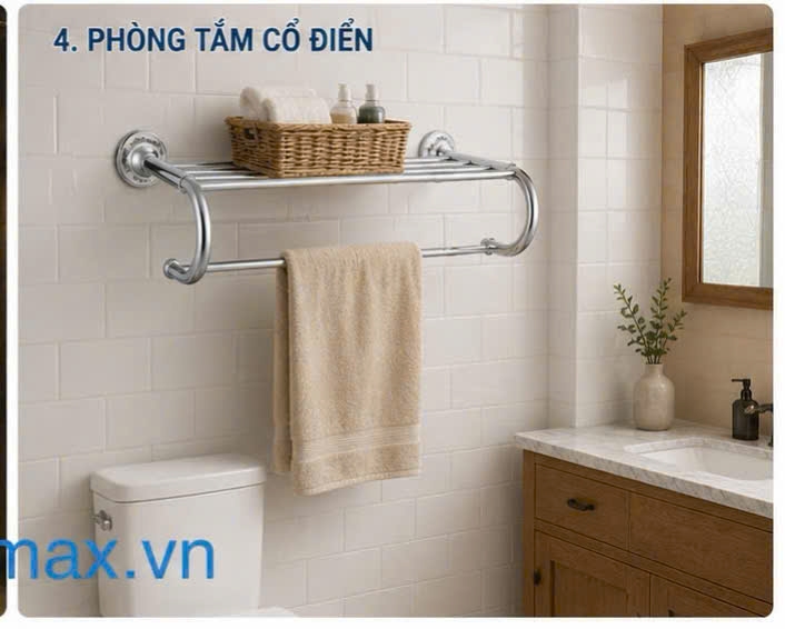 THANH VẮT KHĂN 2 TẦNG CLEANMAX 99003