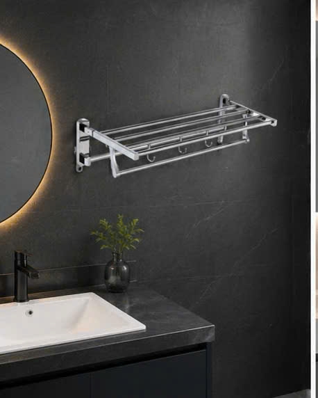 THANH VẮT KHĂN 2 TẦNG CÓ MÓC 8505 THIẾT KẾ ĐỘC BẢN