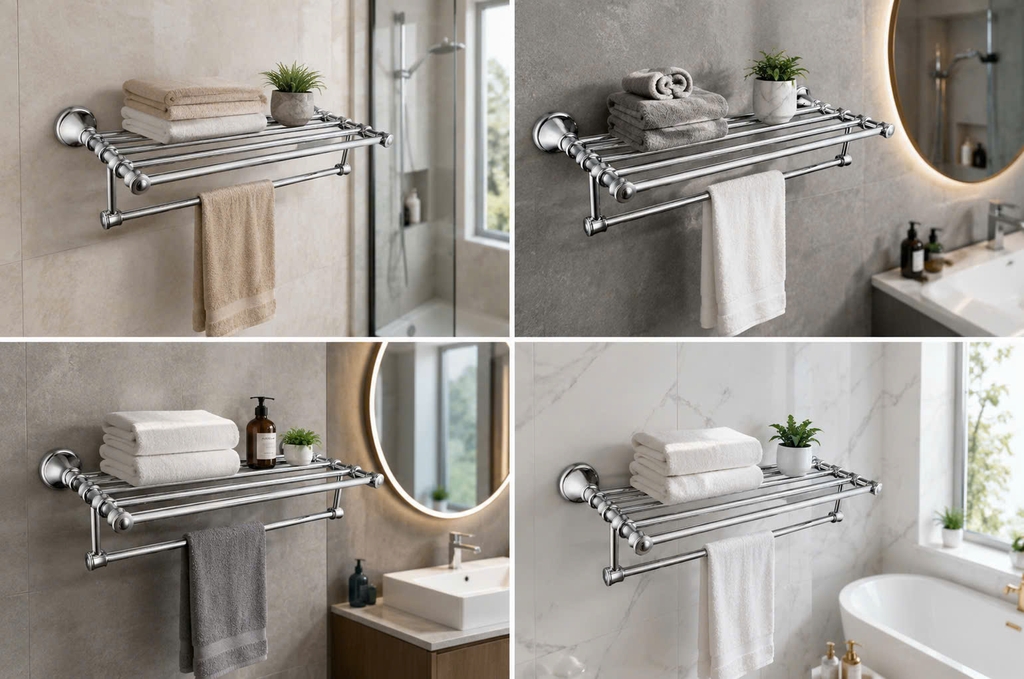 THANH VẮT KHĂN HAI TẦNG - 23003 CLEANMAX