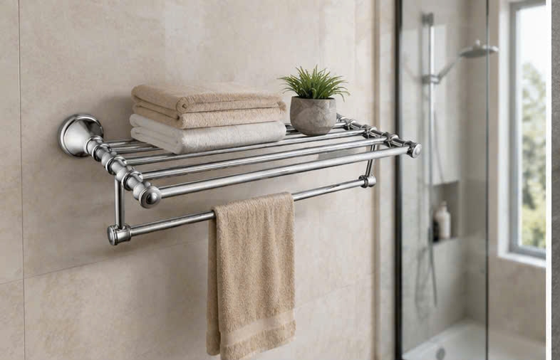 THANH VẮT KHĂN HAI TẦNG - 23003 CLEANMAX