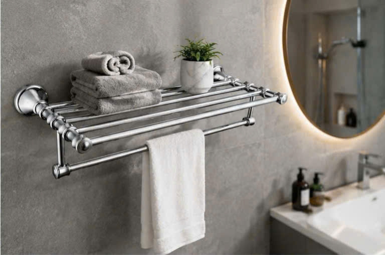 THANH VẮT KHĂN HAI TẦNG - 23003 CLEANMAX
