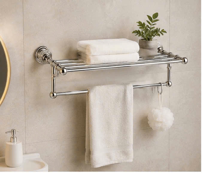 VẮT KHĂN DÀN HAI TẦNG ĐÍNH VIÊN PHA LÊ -16003 CLEANMAX