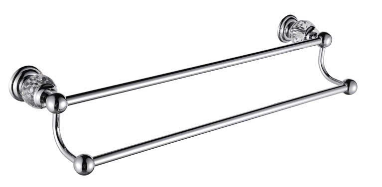 THANH VẮT KHĂN ĐÔI  ĐÍNH PHA LÊ -16002 CLEANMAX