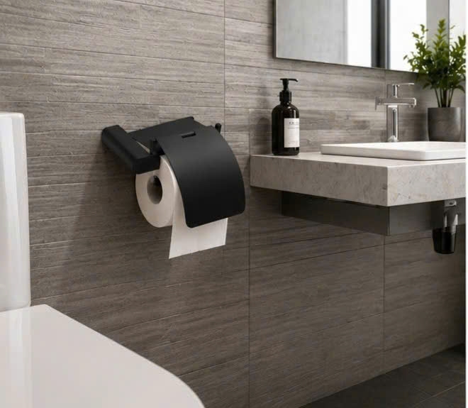 Lô giấy vệ sinh màu đen 65013 CLEANMAX
