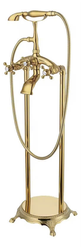 SEN BỒN ĐẶT SÀN KẾT HỢP VÒI XẢ MẠ VÀNG  - 926V