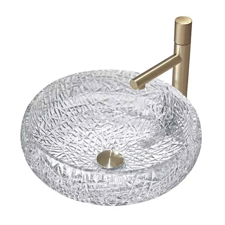 CHẬU THỦY TINH PHA LÊ TRONG SUỐT - CPL2068